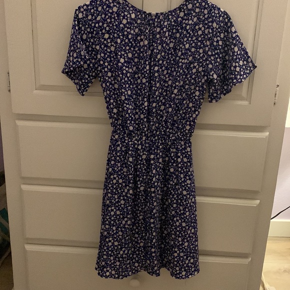 Sienna sky blue and white floral wrap dress - Picture 2 of 5